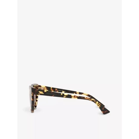 NEW BOTTEGA VENETA BV1018S Havana Cat Eye 57 mm Women\'s Sunglasses/100%AUTHENTIC